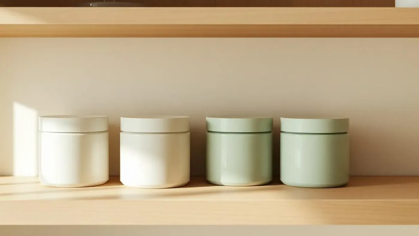 Several different greens powder tubs lined up together, illustrating alternatives to Field of Greens