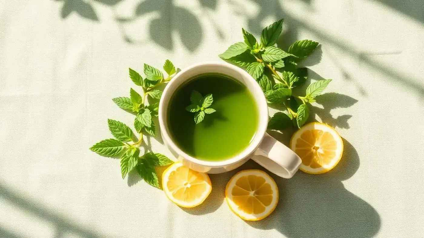 A canister of organic fruit-and-vegetable greens powder beside a green juice tub for the Field of Greens vs Organifi comparison
